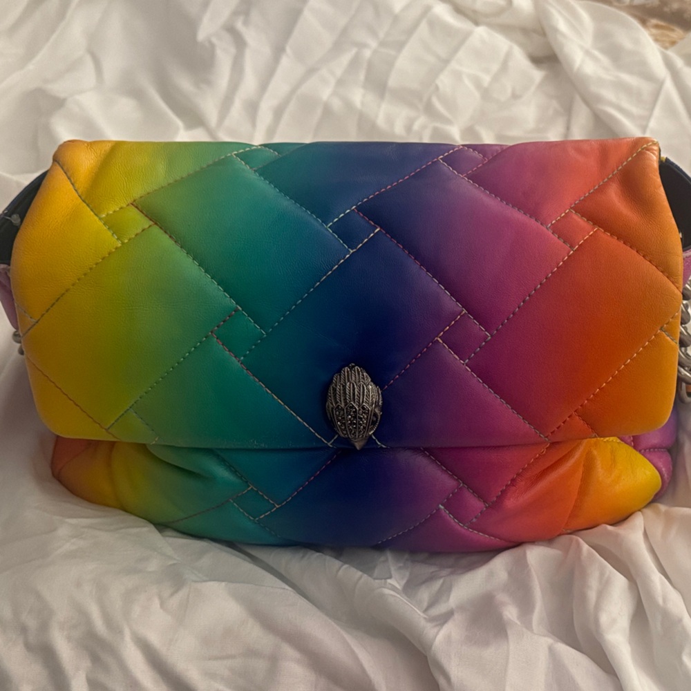 Kurt Geiger Multicolor Quilted Shoulder Bag